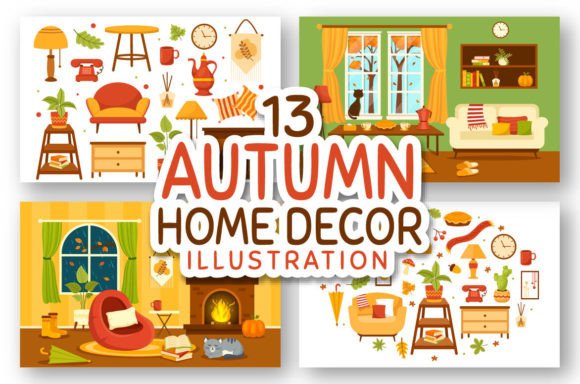 13 Autumn Home Decor Illustration