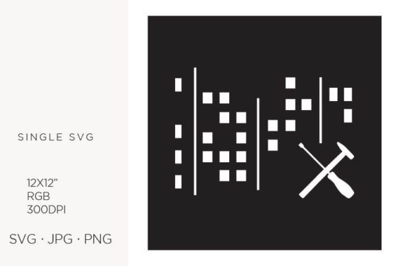 City, Hammer and Screwdriver Graphics