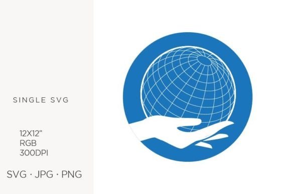 Hand Holding Planet Earth Graphics