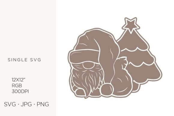 Santa Claus and Christmas Tree Graphics