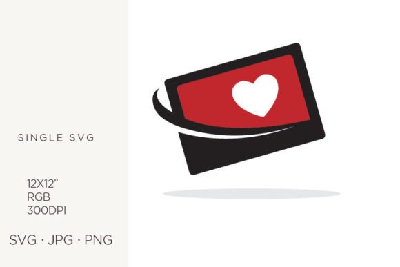 Smart Phone Screen, Heart Graphics and Illustrations