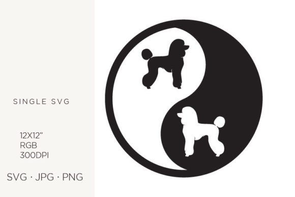 Yin Yang, Balance Symbol, Dog Graphics